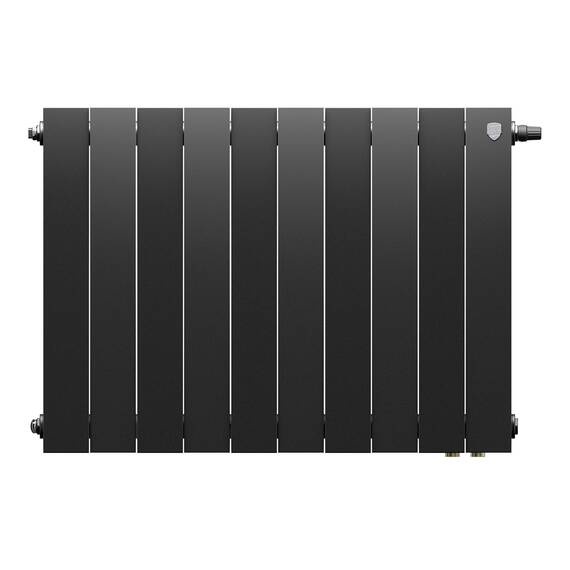 Радиатор Royal Thermo PianoForte 500 Noir Sable VDR80 - 10 секц., фото , изображение 2