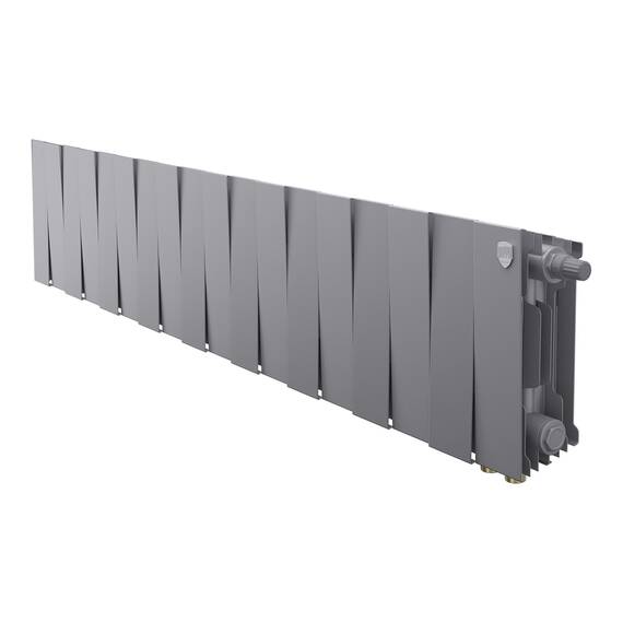 Радиатор Royal Thermo PianoForte 200 Silver Satin VDR80 - 18 секц., фото 