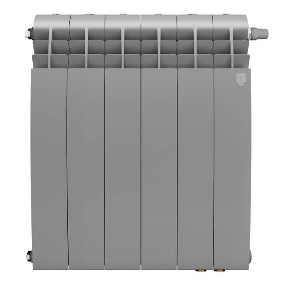 Радиатор Royal Thermo BiLiner 500 Silver Satin VR80 - 6 секц., фото , изображение 2