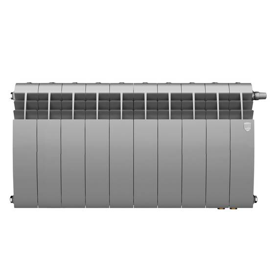 Радиатор Royal Thermo BiLiner 350 Silver Satin VR80 - 10 секц., фото , изображение 2