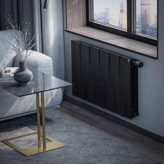 Радиатор Royal Thermo PianoForte 500 Noir Sable VDR80 - 12 секц., фото , изображение 4