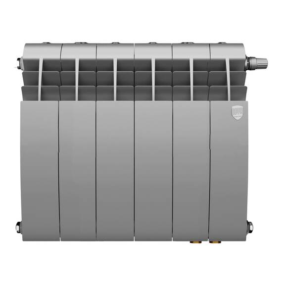 Радиатор Royal Thermo BiLiner 350 Silver Satin VR80 - 6 секц., фото , изображение 2