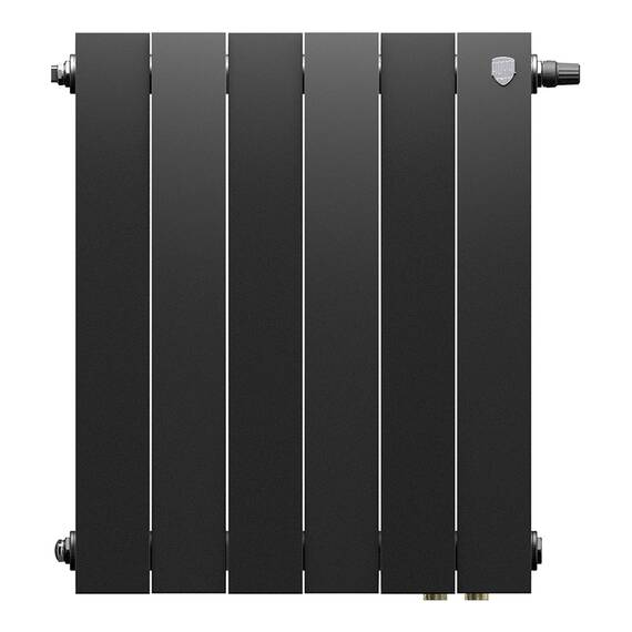 Радиатор Royal Thermo PianoForte 500 Noir Sable VDR80 - 6 секц., фото , изображение 2