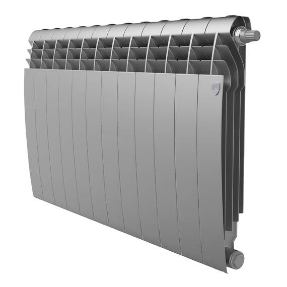 Радиатор Royal Thermo BiLiner 500 Silver Satin VR80 - 12 секц., фото 
