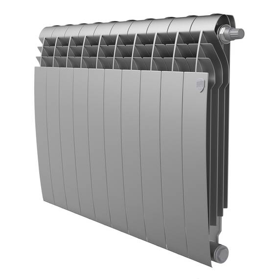 Радиатор Royal Thermo BiLiner 500 Silver Satin VR80 - 10 секц., фото 