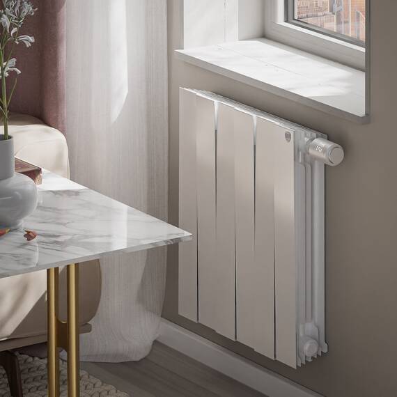 Радиатор Royal Thermo PianoForte 500 Bianco Traffico VDR80 - 6 секц., фото , изображение 4