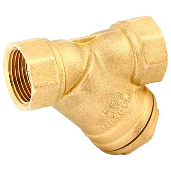 Фильтр Uni-Fitt косой ВВ 1/2" 400 км с отверстием для пломбировки, фото 