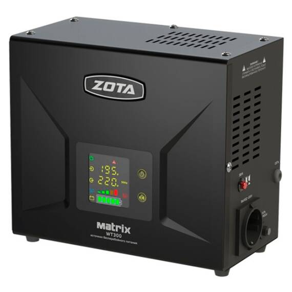 Источник бесперебойного питания ZOTA Matrix WT300 (300 Вт, 12В), фото 