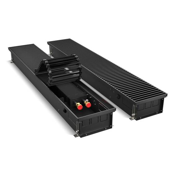 Конвектор внутрипольный Royal Thermo ATRIUM-110/200/2900-DG-U-BL, фото 