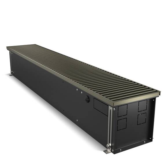 Конвектор внутрипольный Royal Thermo ATRIUM-190/200/2900-DG-U-DB, фото , изображение 2