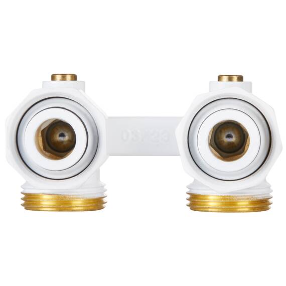 Узел нижнего подключения Royal Thermo угловой 1/2"х3/4" EK (белый), фото , изображение 4