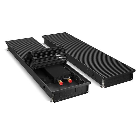 Конвектор внутрипольный Royal Thermo ATRIUM-90/300/2300-DG-U-BL, фото 