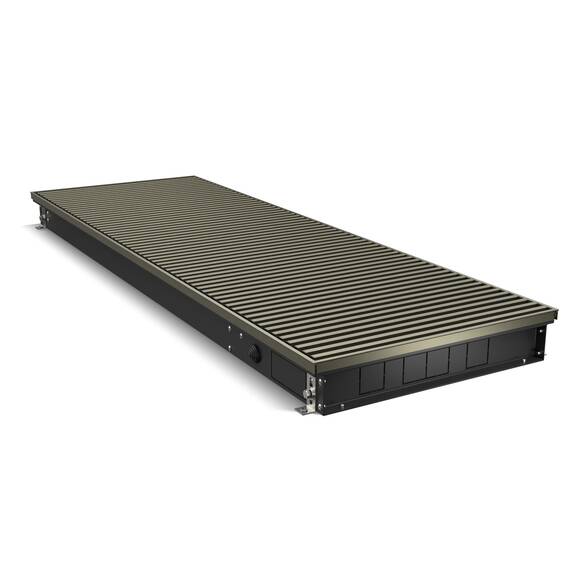 Конвектор внутрипольный Royal Thermo ATRIUM-75/400/2900-DG-U-DB, фото , изображение 2