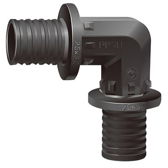 Угол VARMEGA Slide-fit 32 PPSU, 90 гр., PPSU, VM50804, фото 