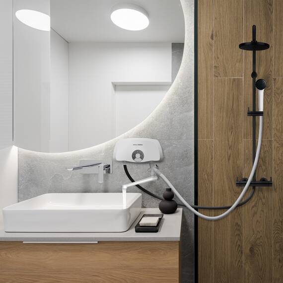 Водонагреватель проточный Royal Thermo SmartFix TS (6,5 kW) - кран+душ, фото , изображение 5
