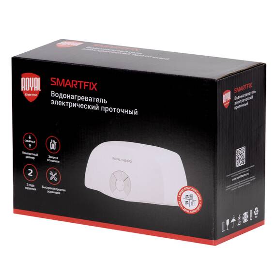 Водонагреватель проточный Royal Thermo SmartFix T (5,5 kW) - кран, фото , изображение 11