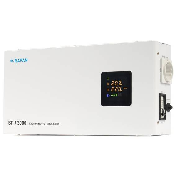 Стабилизатор напряжения RAPAN ST-3000, фото , изображение 3