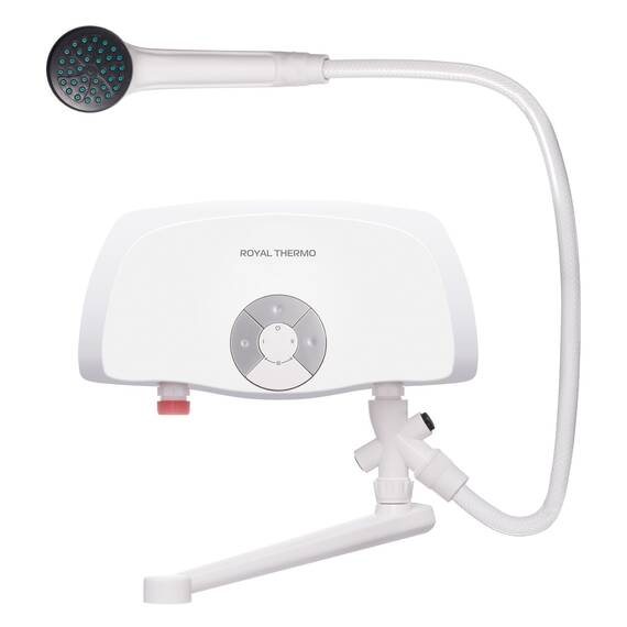 Водонагреватель проточный Royal Thermo SmartFix TS (3,5 kW) - кран+душ, фото 