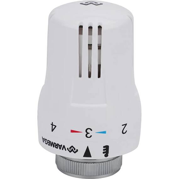 Головка термостатическая VARMEGA, VM110, M30х1.5, белая, фото 