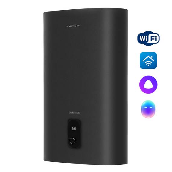 Водонагреватель Royal Thermo RWH 30 Smalto Inverter Grafit, фото 