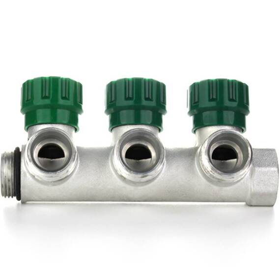 Коллектор модульный ELSEN 3/4" 2х3/4" ЕК TIN латунь, фото , изображение 3