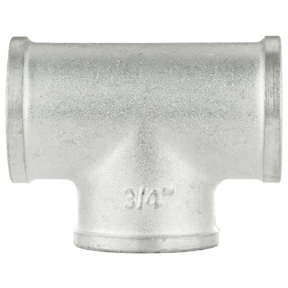Тройник ELSEN ВВВ 3/4" 3/4" 3/4" TIN латунь равнопроходной, фото 