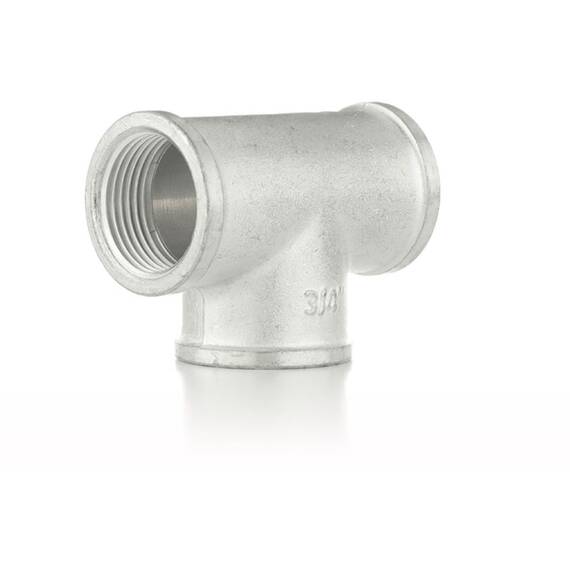 Тройник ELSEN ВВВ 3/4" 3/4" 3/4" TIN латунь равнопроходной, фото , изображение 2