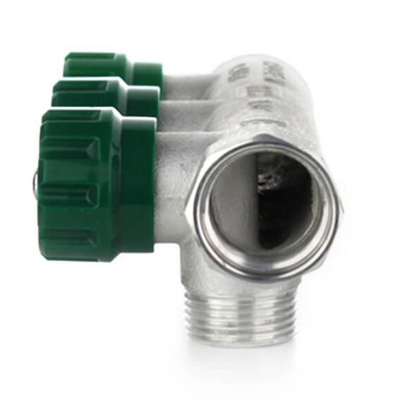 Коллектор модульный ELSEN 3/4" 4х3/4" ЕК TIN латунь, фото , изображение 4