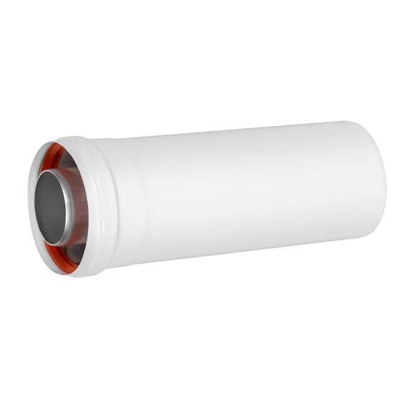 Удлинитель коаксиального дымохода раструбн. Royal Thermo 60/100, 250 мм, фото 