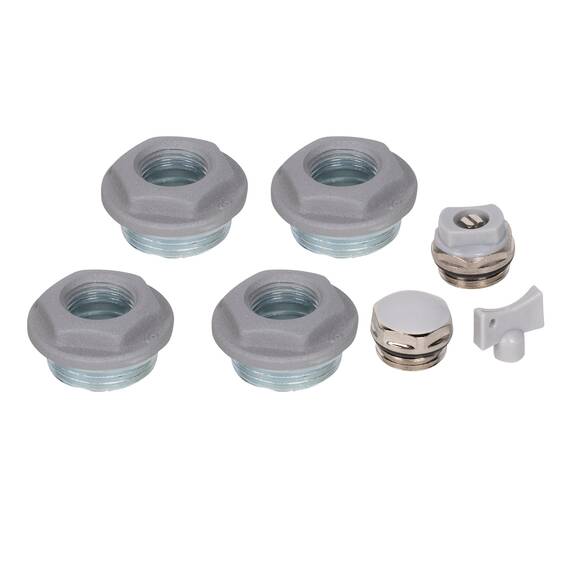 Комплект монтажный Royal Thermo 1”х 1/2" серебристый, фото , изображение 3