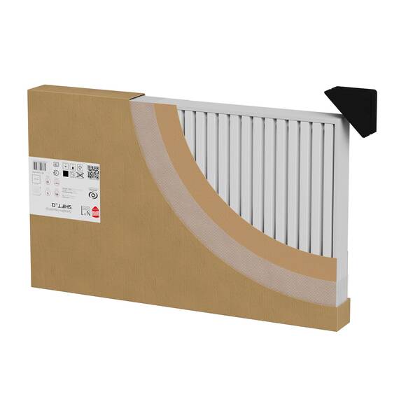 Дизайн-радиатор Royal Thermo Shift Q30 VC2030 - 14 секц. RAL9016, фото , изображение 6