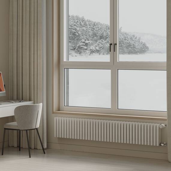 Дизайн-радиатор Royal Thermo Shift Q30 VC2030 - 20 секц. RAL9016, фото , изображение 7