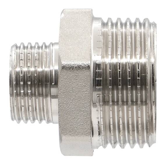 Ниппель переходной VIEIR НН 1"х1/2" тяж.никел. SHN53-Z, фото 