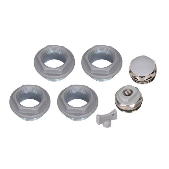 Комплект монтажный Royal Thermo 1”х 3/4" серебристый, фото , изображение 3