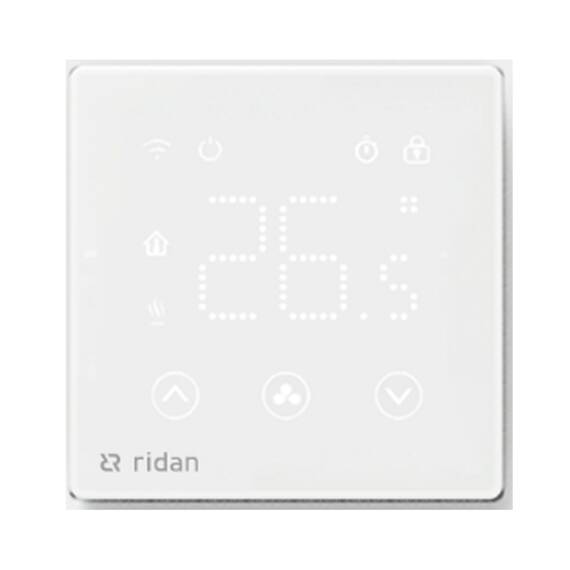 Термостат комнатный РИДАН RSmart-SW с Wi-Fi подключением 230V, белый, фото 