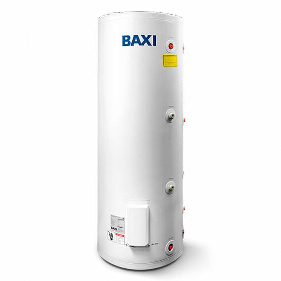 Бойлер косвенного нагрева BAXI UBC 100 напольный, одиночный змеевик, с боковым подключением, фото 
