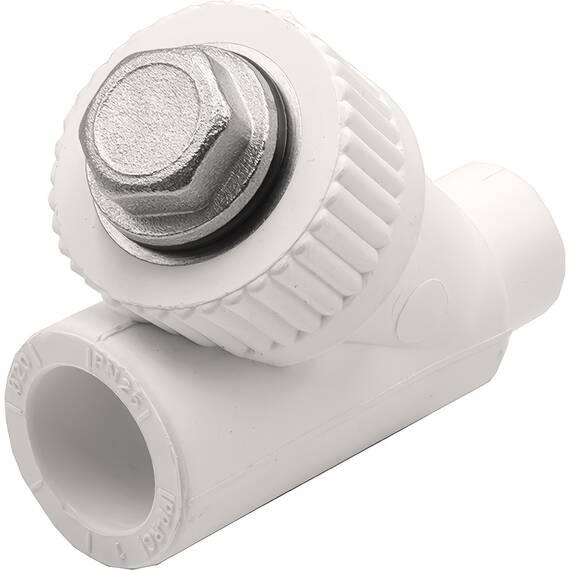 Фильтр косой THERMOLIGHT PP-R ВР-НР 20 белый (10/110), фото 