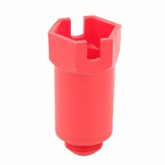 Заглушка Motusline длинная 1/2 пластиковая, красный (130), фото , изображение 3