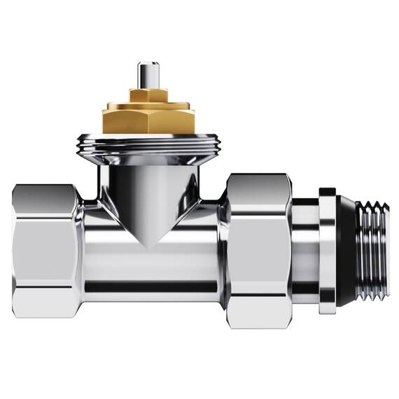 Набор термостатический прямой Royal Thermo Design 1/2"М30х1,5 (Хром), фото , изображение 5