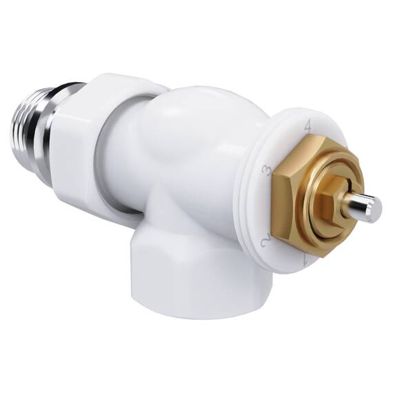 Набор термостатический осевой Royal Thermo Design 1/2"М30х1,5 (Белый), фото , изображение 3