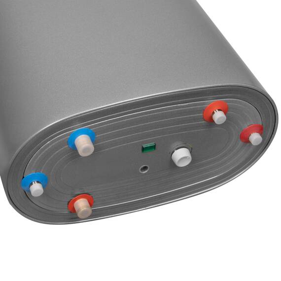 Бойлер косвенного нагрева Ballu AQUASTAR INOX ASWX-F 100.1 METALLIC настенный сухой ТЭН, фото , изображение 7