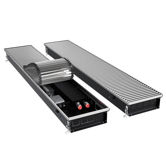 Конвектор внутрипольный Royal Thermo ATRIUM TURBO-90/250/2900-DG-U-NA, фото 