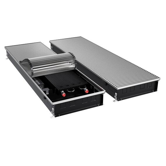 Конвектор внутрипольный Royal Thermo ATRIUM TURBO-110/400/1700-DG-U-NA, фото 