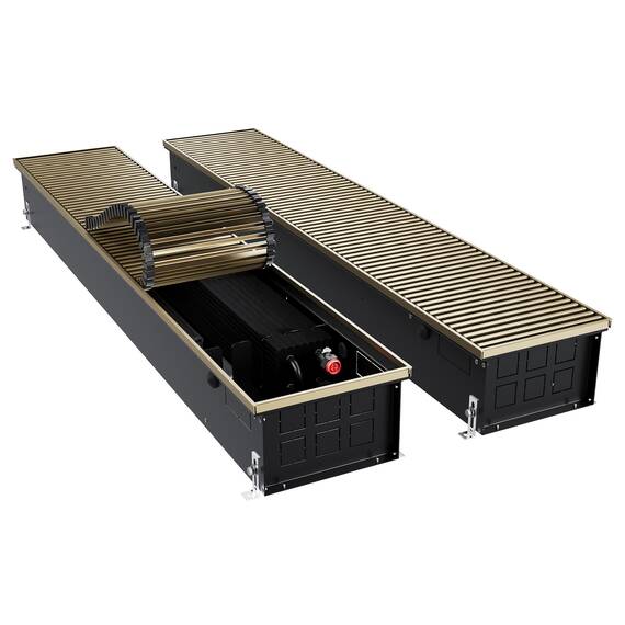 Конвектор внутрипольный Royal Thermo ATRIUM TURBO-150/250/1800-DG-U-AU, фото 
