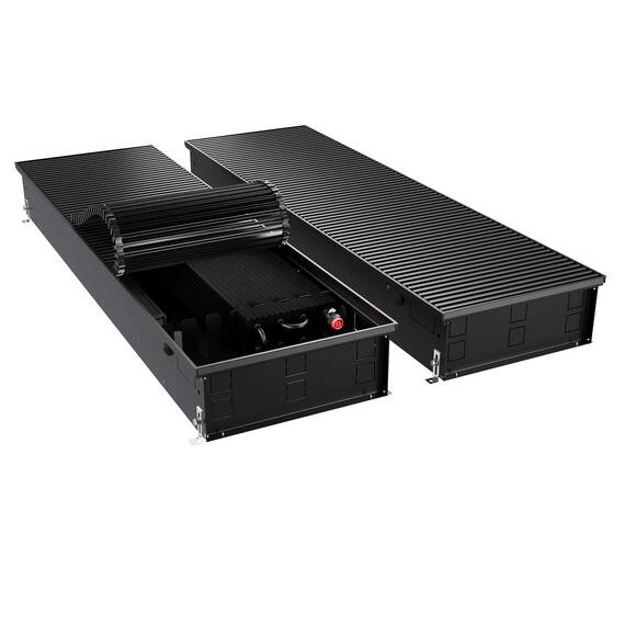 Конвектор внутрипольный Royal Thermo ATRIUM TURBO-150/400/1000-DG-U-BL, фото 