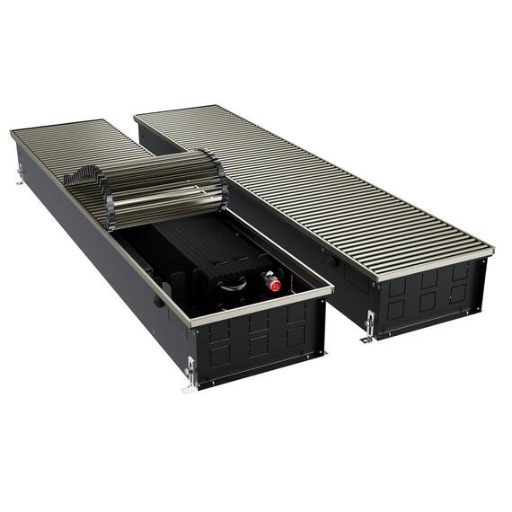 Конвектор внутрипольный Royal Thermo ATRIUM TURBO-150/300/1800-DG-U-LB, фото 