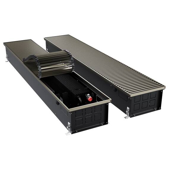 Конвектор внутрипольный Royal Thermo ATRIUM TURBO-150/250/1200-DG-U-DB, фото 