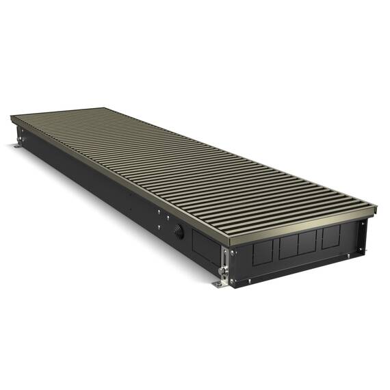 Конвектор внутрипольный Royal Thermo ATRIUM TURBO-90/300/2400-DG-U-DB, фото , изображение 2