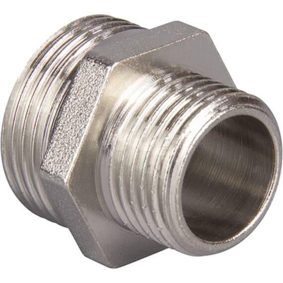 Ниппель TEBO переходной НР 1/2"x1/4" (50/900), фото 