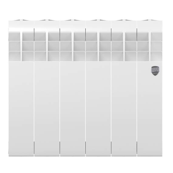 Радиатор биметаллический Royal Thermo BILINER B 350 Белый - 6 секц., фото , изображение 2